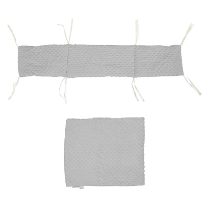 2pc Dimple Crib/Cradle Quilt & Bumper Bedding Set-4