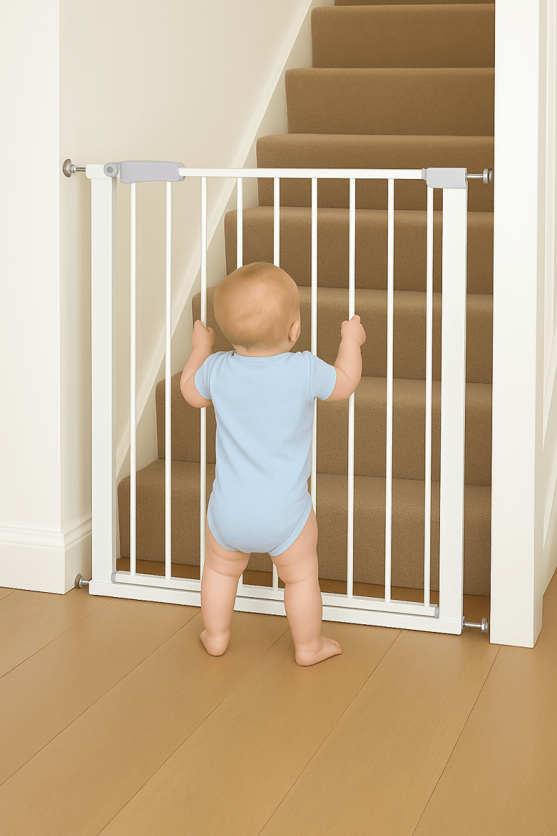 FYLO 3x Baby Safety Stair Gate  Pressure Fit 75-86cm (3 pack)-1