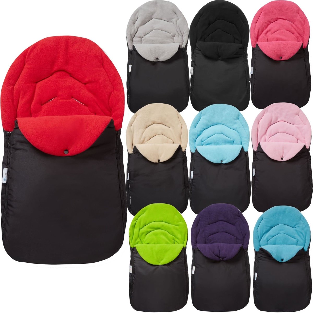 Universal Car Seat Footmuff / Cosy Toes - Fits All 3 And 5 Point Harnesses-0